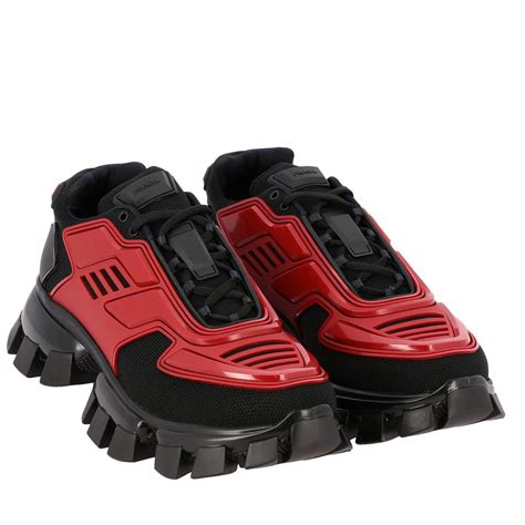 prada cloudbust thunder black and red|Prada cloudbust thunder boots.